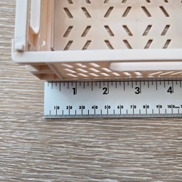 Stackable Folding Storage Crate for Organization – Small, Collapsible Crate - Picture 4 of 17